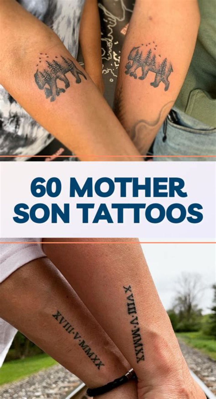 60 Mother Son Tattoos