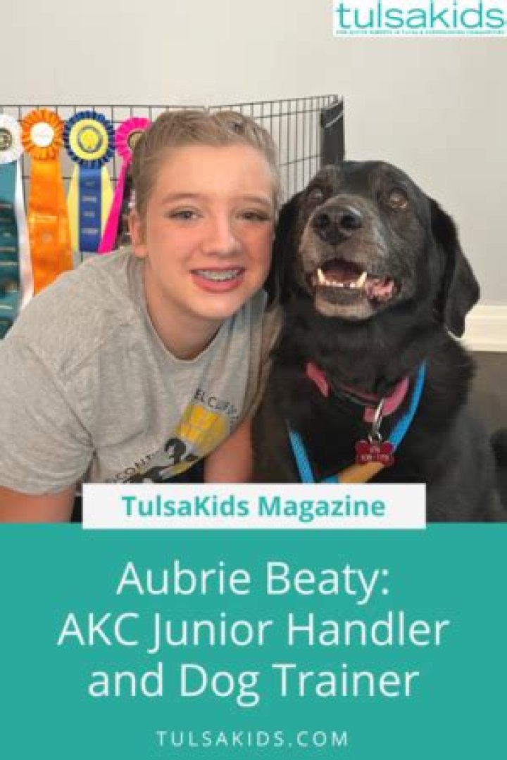 Aubrie Beaty AKC Junior Handler and Dog Trainer TulsaKids Magazine