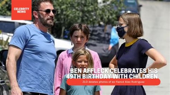 Ben Affleck Celebrates His 49th Birthday With Kids Violet, 15