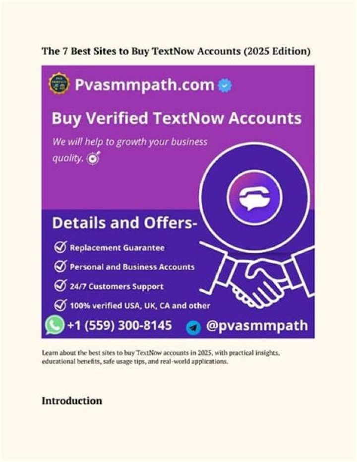 Buy Text Now Accounts PVA Storage