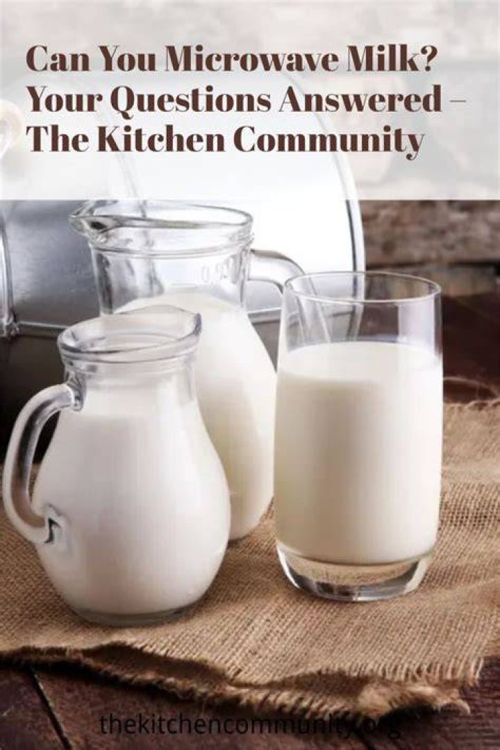 Can You Microwave Milk? Safely Heating It Up KitchenSanity