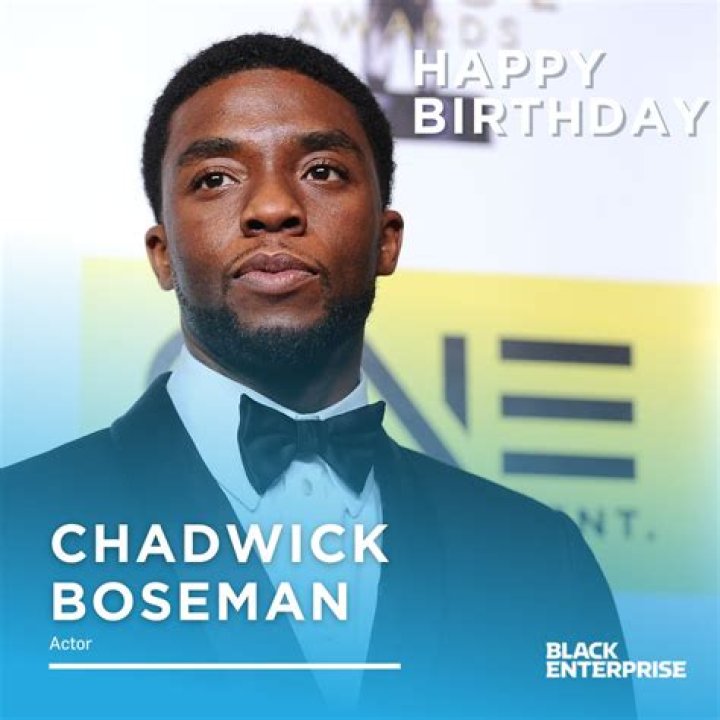 Chadwick Boseman Birthday