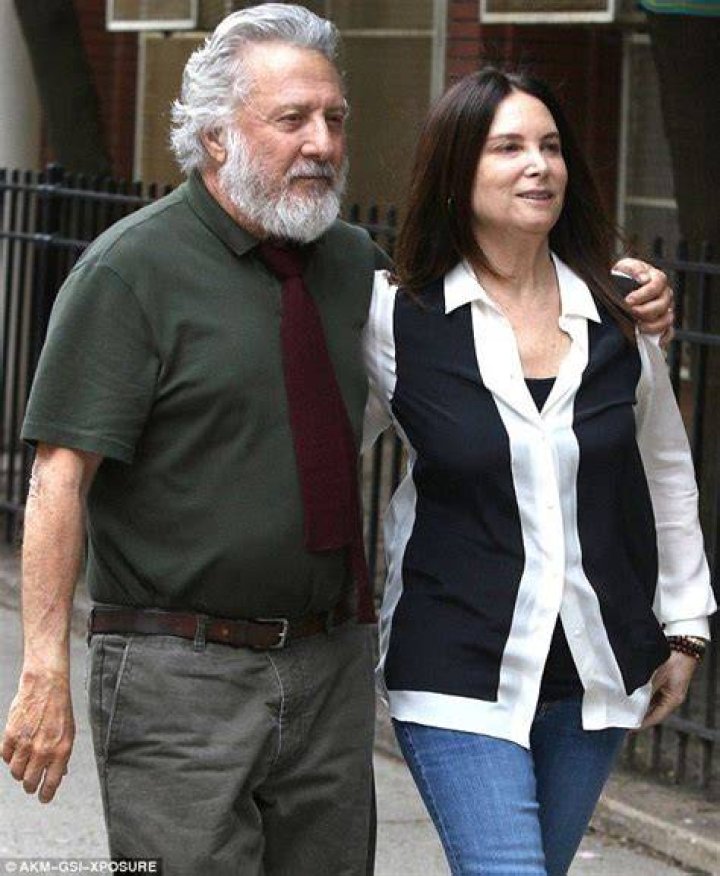 Dustin Hoffman goes for a stroll with wife Lisa on set of The