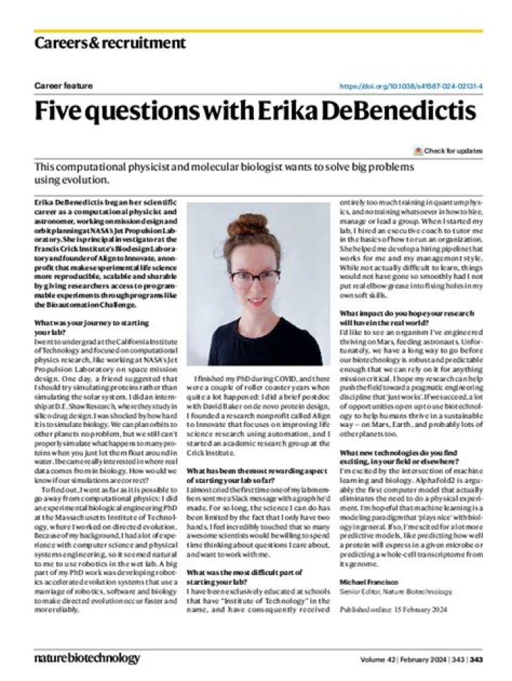 Erika Ender Five Questions Interview