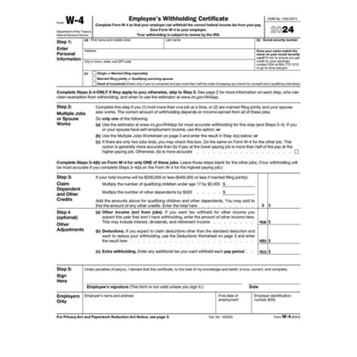 IRS W4 Form Instructions How many allowances should you claim on your