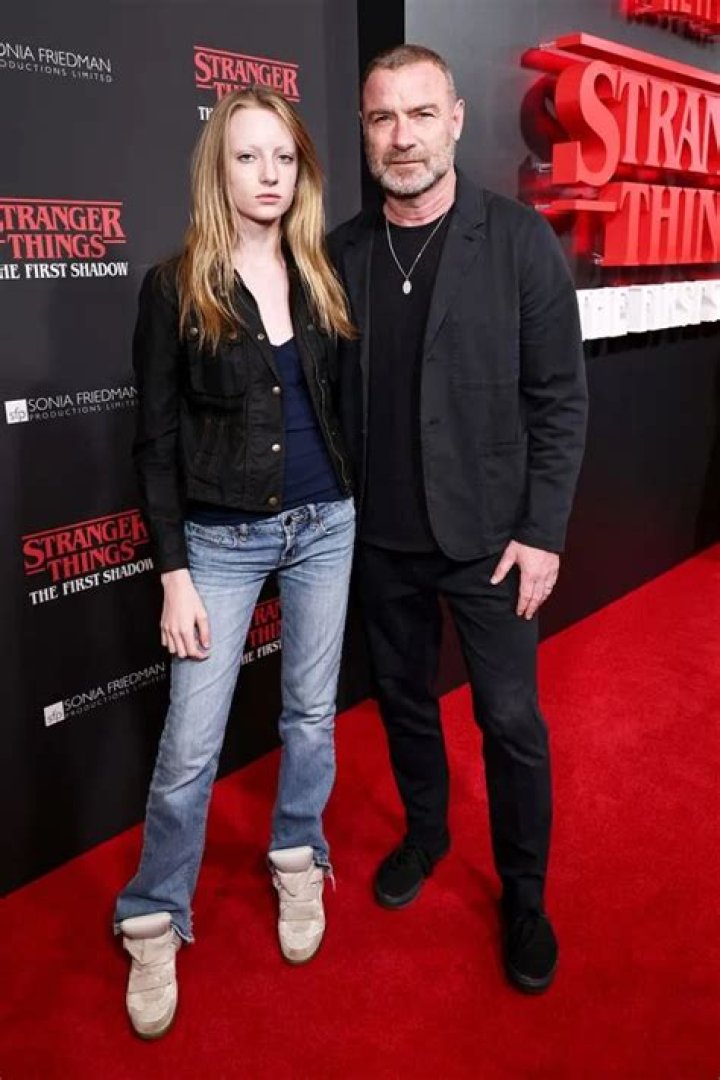 (LR) Kai Schreiber and Liev Schreiber attend Netflix's "Stranger