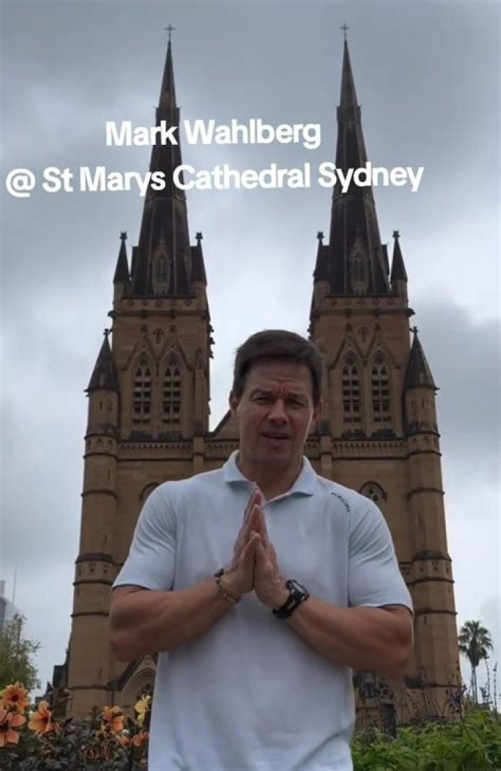 Mark Wahlberg the devout Catholic shows off Ash Wednesday cross on his