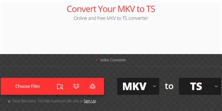 MKV to TS 100 Free & Online