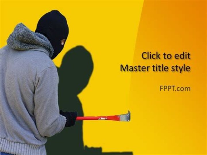 PPT Robbery and Burglary PowerPoint Presentation, free download ID