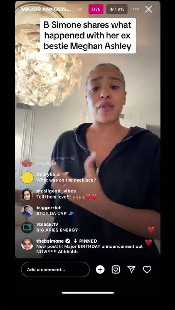 VIDEO B.Simone shares a video of her taking her shower after she said